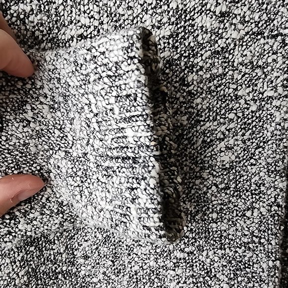 Rag & Bone tweed boucle leather trim moto jacket size M - Picture 10 of 13